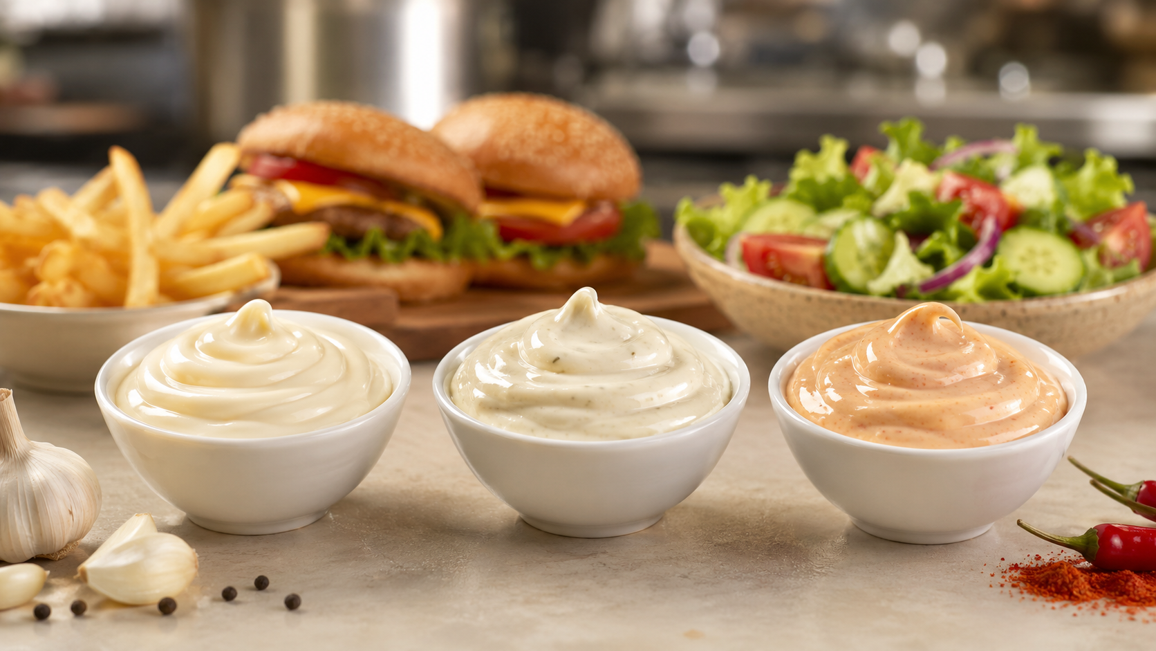Aangepaste mayonaise-smaken voor retail- en foodservice-inkopers