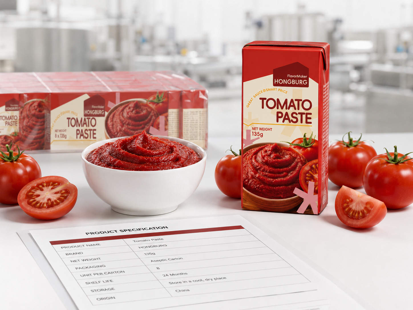 Aseptische kartonnen tomatenpuree: productgids voor wereldwijde kopers