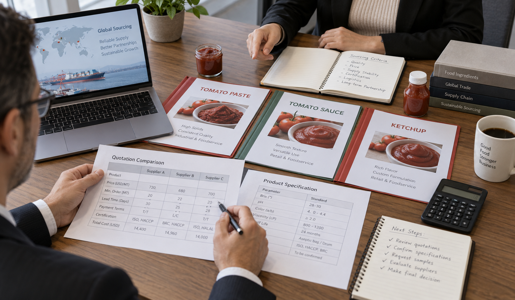 Hoe moeten importeurs tomatenpuree, tomatensaus en ketchup kopen?