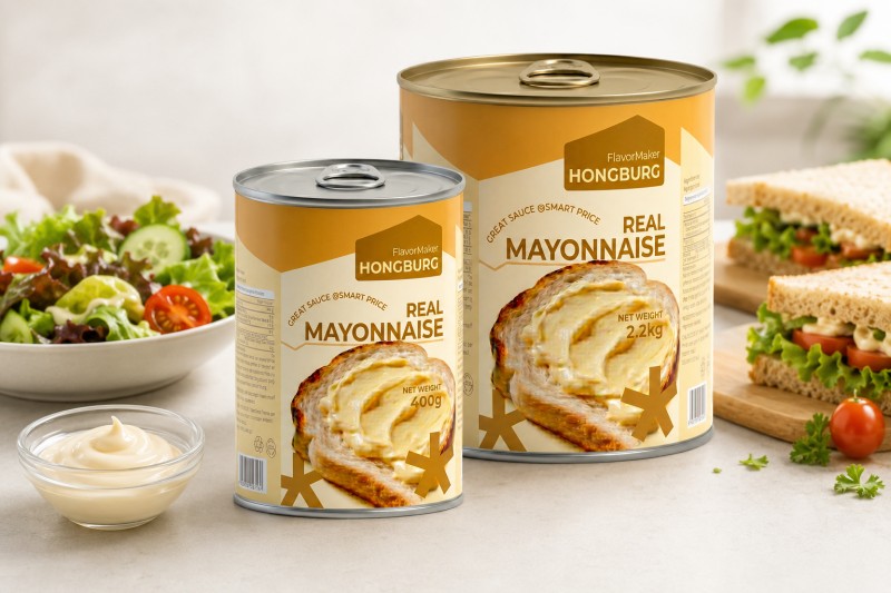 Ingeblikte echte mayonaise