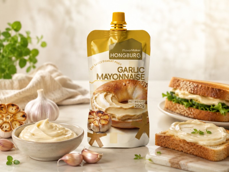 Klassieke romige knoflookmayonaise