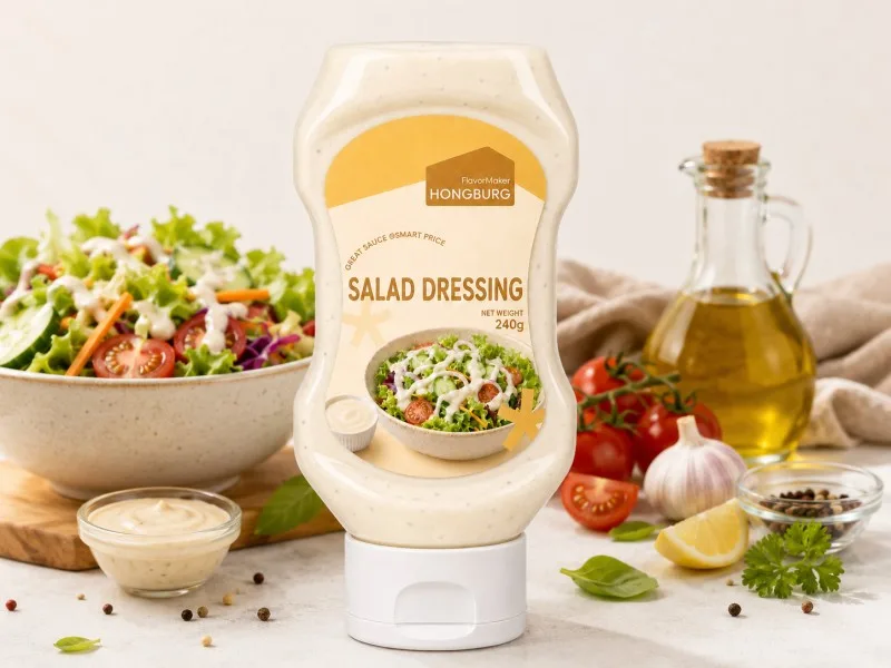 Klassieke saladedressing met uitgebalanceerde smaak