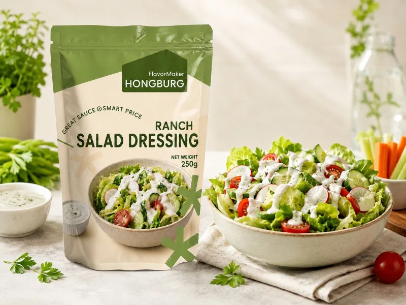 Klassieke gladde ranchsaladedressing