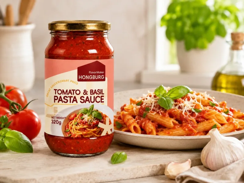 Klassieke Tomaten Marinara Pastasaus voor Pastagerechten