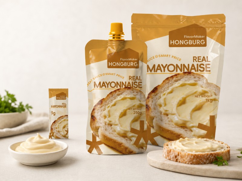 Echte mayonaise in zakje