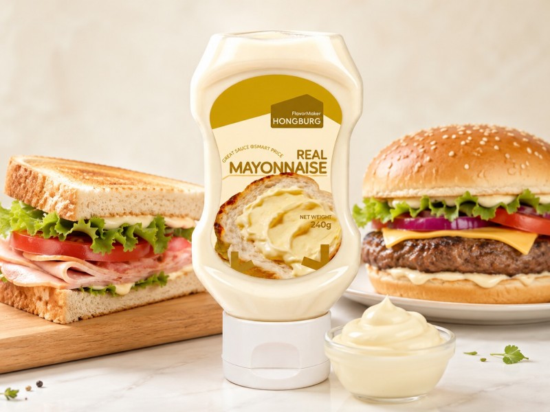 Echte Mayonaise in Knijpfles