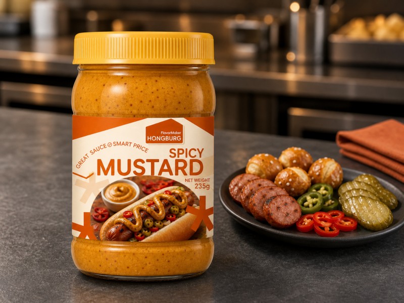 Dikke, smaakvolle, pittige mosterdsaus