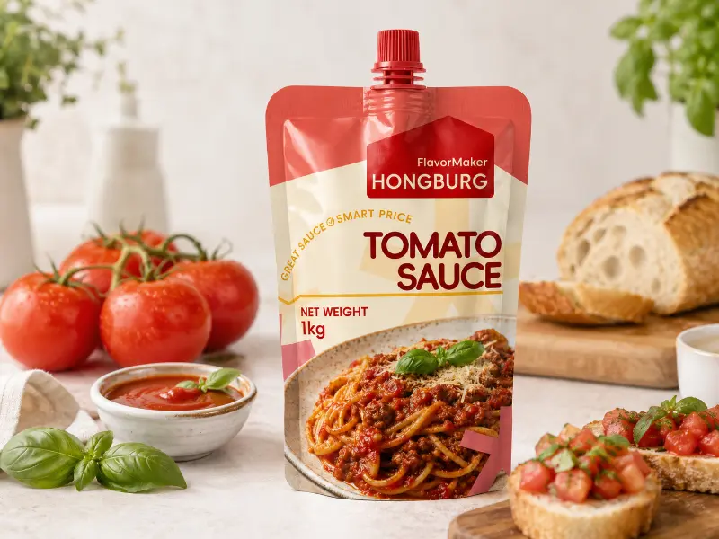 Tomatensaus in tuitzakje